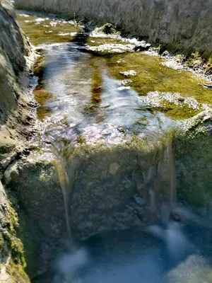 an aerial view of a stream of water at Jumiko Apartments in Vrnjačka Banja