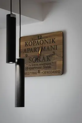 a sign for aarmaarmaarmaarma manakiakiakiakiakiakiaki at Apartmani Sorak Kopaonik, Studio Apartman A10 in Kopaonik