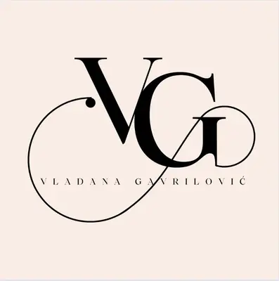 a letter vb vb handwriting and signature logo at STUDIO Vladana in Kruševac