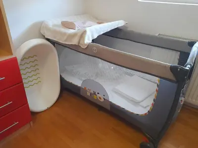 a small childs bunk bed in a room at Family Apartman in Jagodina