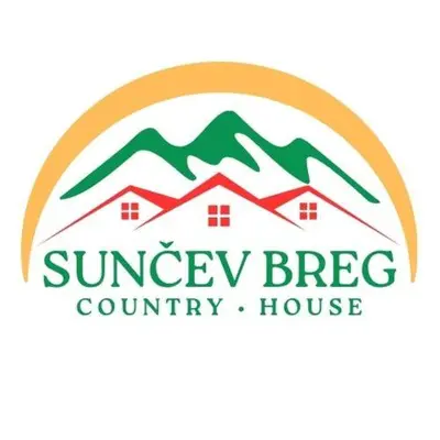 a logo for a sunrise fee county house at Country House Sunčev breg in Bara Slatina