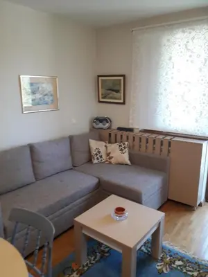 a living room with a couch and a table at VILA BJANKA 205 in Kopaonik