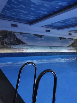 a view of the ocean from the balcony of a boat at Apartman N99 Milmari Kopaonik in Kopaonik