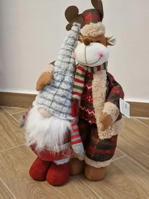 two stuffed animals are sitting on the floor at E&M Platinum in Kopaonik