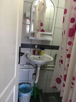 a bathroom with a sink and a mirror at VILA ZORICA in Ribarska Banja