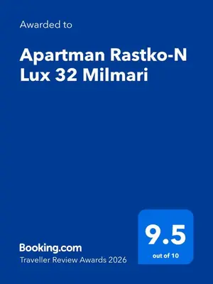 a screenshot of a cell phone with the textarmaenna n lux minami at Apartman Rastko-N Lux 32 Milmari in Kopaonik