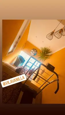 a view of a living room with asein at Vila Vanilla in Donji Striževac