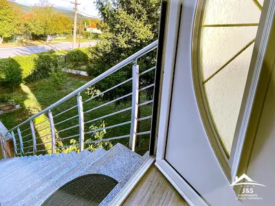 a view from the balcony of a house at J&S Apartments - Gornja Toponica in Gornja Toponica